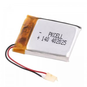 Batería recargable de polímero de litio LP402025 140mah 3.7v