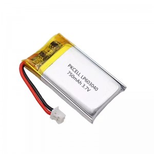 LP603040 650mah 3.7v Rechargeable Lithium Polymer Battery Wholesale Price Long Lifespan Lithium Polymer Battery