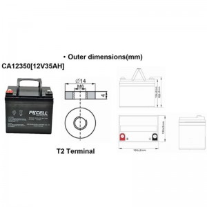 Sealed Lead Acid Battery PK12350