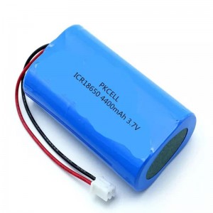 بسته باتری قابل شارژ با باتری لیتیوم یونی 3.7 ولت 4400mah ICR18650