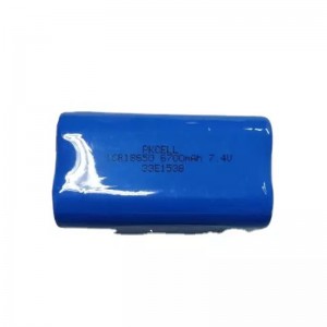 Batterie rechargeable au lithium-ion ICR18650 7.4v 6700mah