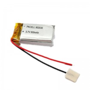 LP902030 500mah 3.7v POS 用充電式リチウム ポリマー バッテリー