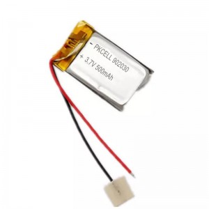 LP902030 500 mah 3,7 v bateria de polímero de lítio recarregável para POS