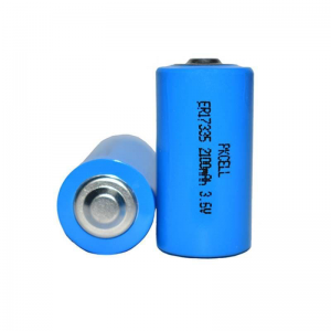 PKCELL ER17335 3.6v 2100mAh LI-SOCL2 बैटरी