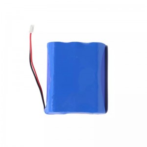 18650 11.1V 2000mAh रिचार्जेबल लिथियम बैटरी पैक