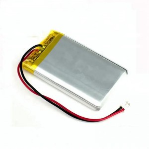 Batería recargable de polímero de litio LP674360 1950mah 3.7v para máquina de llamada inalámbrica