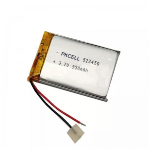 LP523450 950mah 3.7v Rechargeable Lithium Polymer Battery