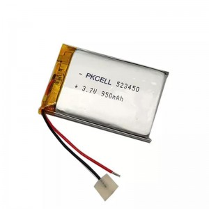 LP523450 950mah 3.7v Baterai Polimer Lithium Isi Ulang