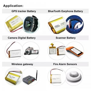 LP401230 105 mAh 3,7 V Wiederaufladbarer Lithium-Polymer-Akku