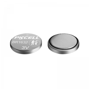 PKCELL BR1632 3V 120mAh Lithium Button Cell Battery