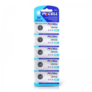 PKCELL CR1216 3V 25mAh بطارية خلية زر ليثيوم