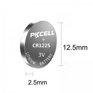 PKCELL CR1225 3V 50mAh Lithium Button Cell Battery
