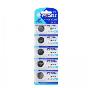 PKCELL CR1616 3V 50mAh Lithium Button Cell Battery