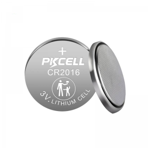 Baterai Sel Tombol Litium PKCELL CR2016 3V 75mAh