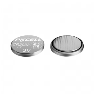 Bateria tipo botão de lítio PKCELL CR2032LT 3V 220mAh