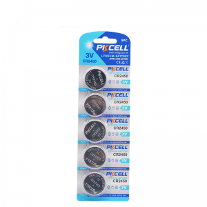 PKCELL CR2450 3V 600mAh लिथियम बटन सेल बैटरी