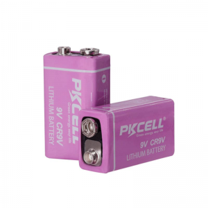 PKCELL CR9v 9V 1200mAh LI-MnO2 バッテリー