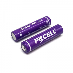 PKCELL ER10450 AAA 3.6V 800mAh LI-SOCL2 バッテリー