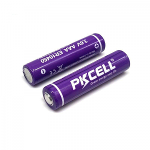 PKCELL ER10450 AAA 3.6V 800mAh LI-SOCL2 סוללה