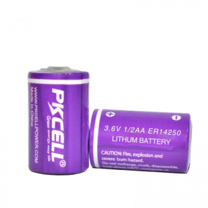PKCELL ER14250 1/2AA 3.6V 1200mAh LI-SOCL2 Battery