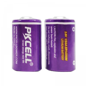 PKCELL ER14250M 1/2AA 3.6V 750mAh LI-SOCL2 バッテリー