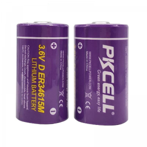 PKCELL ER34615M D 3.6V 16500mAh LI-SOCL2 बैटरी